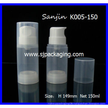 150ml airless pump bottle in jars airless bottle for cosmetics 200ml 250ml airless airless jar